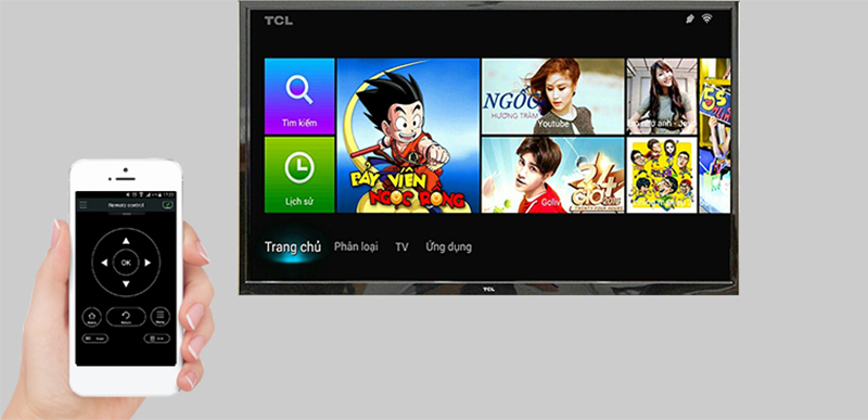 Ứng dụng điều khiển tivi TCL - TCL nScreen