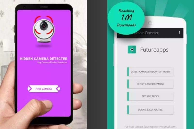 Dùng ứng dụng phát hiện camera quay lén