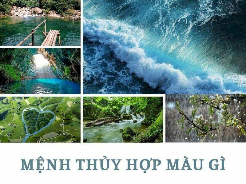 Mệnh thủy hợp màu gì