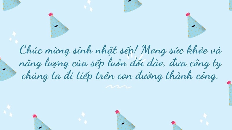 Câu chúc mừng sếp nữ hay